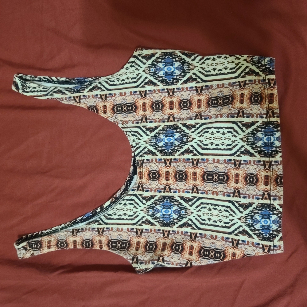 Floral and Ribbed Halter Tops - Picture 2 of 2